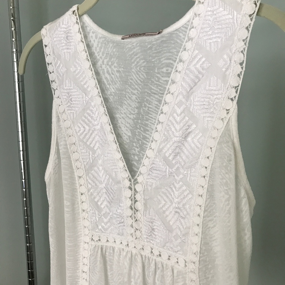 Anthropologie Language Serigraph Top